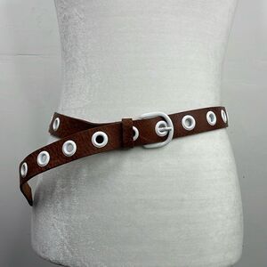 Telarosa - Cavallo Belt Leather Belt with loops all around 40”